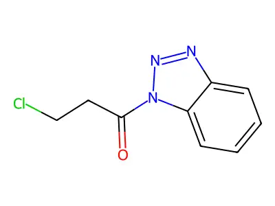1-(3-Chloropropionyl)-1H-benzotriazole structure