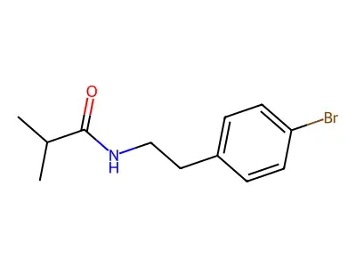 N-(4-Bromophenethyl)isobutyramide structure