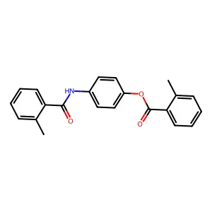 4-[(2-Methylbenzoyl)amino]phenyl 2-methylbenzoate structure