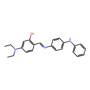 2-{[(4-Anilinophenyl)imino]methyl}-5-(diethylamino)phenol structure