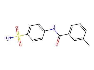 3-methyl-N-(4-sulfamoylphenyl)benzamide structure