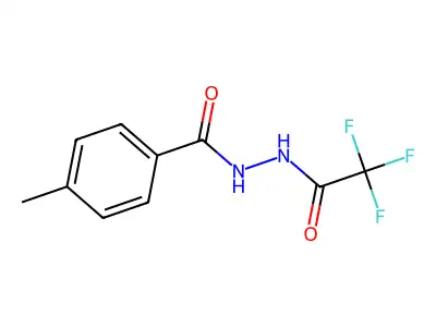 4-methyl-N'-(trifluoroacetyl)benzohydrazide structure