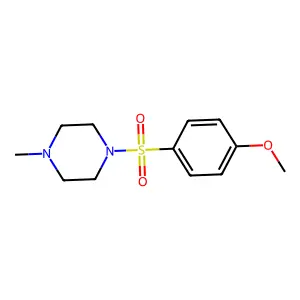 1-[(4-Methoxyphenyl)sulfonyl]-4-methylpiperazine structure