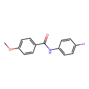 N-(4-iodophenyl)-4-methoxybenzamide structure