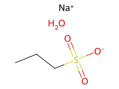 Sodium propanesulphonate structure