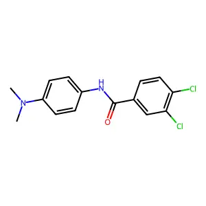 3,4-dichloro-N-(4-(dimethylamino)phenyl)benzamide structure
