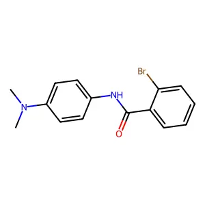 2-bromo-N-[4-(dimethylamino)phenyl]benzamide structure