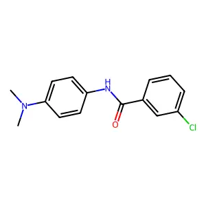 3-chloro-N-[4-(dimethylamino)phenyl]benzamide structure