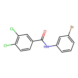 N-(3-bromophenyl)-3,4-dichlorobenzamide structure