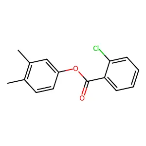 3,4-Dimethylphenyl 2-chlorobenzoate structure