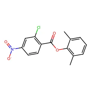 2,6-Dimethylphenyl 2-chloro-4-nitrobenzoate structure