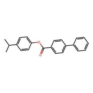 4-(1-Methylethyl)phenyl [1,1'-biphenyl]-4-carboxylate structure