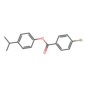 4-(1-Methylethyl)phenyl 4-bromobenzoate structure