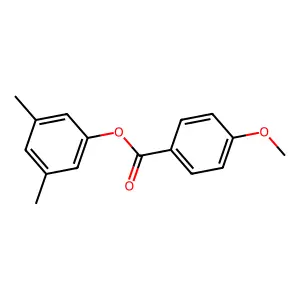 3,5-Dimethylphenyl 4-methoxybenzoate structure