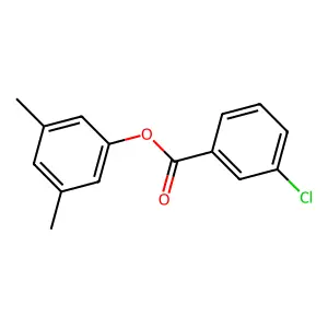 3,5-Dimethylphenyl 3-chlorobenzoate structure