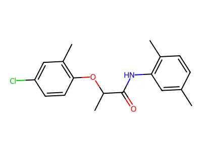 2-(4-Chloro-2-methylphenoxy)-N-(2,5-dimethylphenyl)propanamide structure