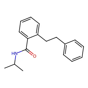 N-(1-Methylethyl)-2-(2-phenylethyl)benzamide structure