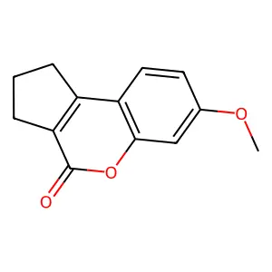 7-methoxy-2,3-dihydrocyclopenta[c]chromen-4(1H)-one structure