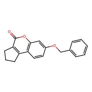 7-(Benzyloxy)-2,3-dihydrocyclopenta[c]chromen-4(1H)-one structure