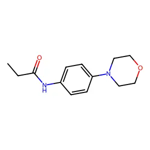N-(4-morpholin-4-ylphenyl)propanamide structure