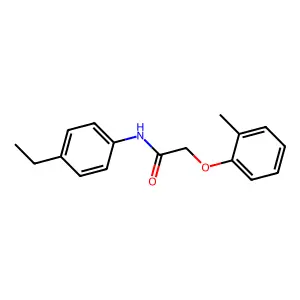 N-(4-ethylphenyl)-2-(2-methylphenoxy)acetamide structure