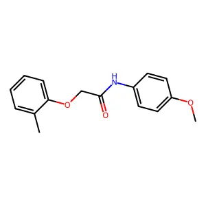 N-(4-methoxyphenyl)-2-(2-methylphenoxy)acetamide structure