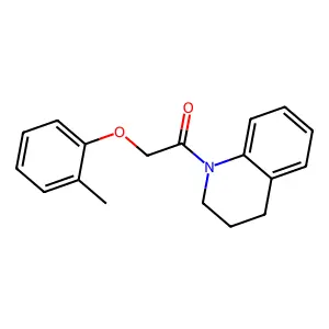 1-(3,4-dihydroquinolin-1(2H)-yl)-2-(o-tolyloxy)ethanone structure