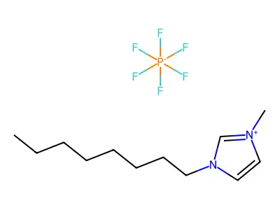 1-Methyl-3-octylimidazolium hexafluorophosphate structure
