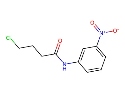 4-chloro-N-(3-nitrophenyl)butanamide structure