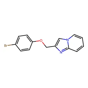2-[(4-Bromophenoxy)methyl]imidazo[1,2-a]pyridine structure