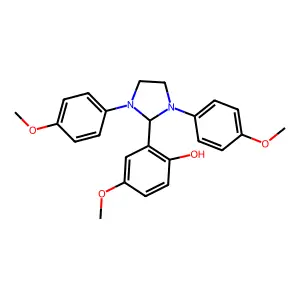 2-[1,3-Bis(4-methoxyphenyl)-2-imidazolidinyl]-4-methoxyphenol structure