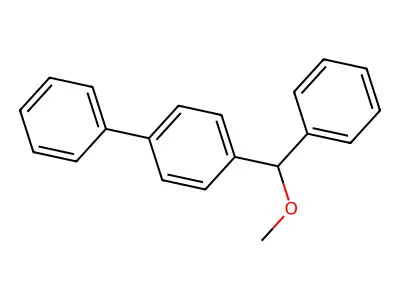 4-(Methoxy-phenyl-methyl)-biphenyl structure