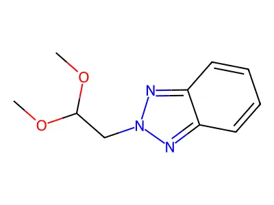 2-(2,2-Dimethoxyethyl)benzotriazole structure