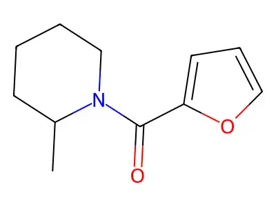 2-Furyl 2-methylpiperidyl ketone structure