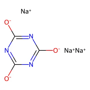 Trisodium cyanurate structure