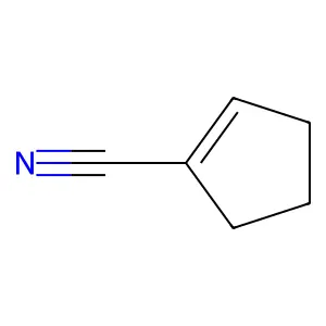 1-Cyclopentene-1-carbonitrile structure