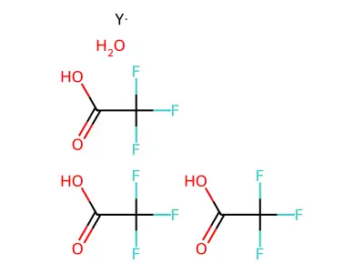 2,2,2-Trifluoroacetic acid;yttrium structure