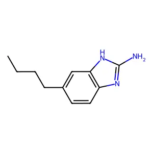 Benzimidazole, 2-amino-5-butyl- structure