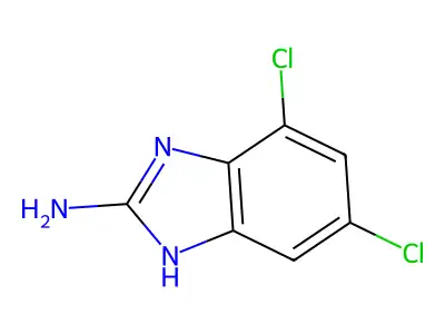 5,7-Dichloro-1H-benzimidazol-2-amine structure