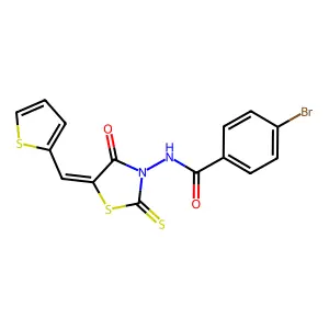 C15H9BrN2O2S3 structure