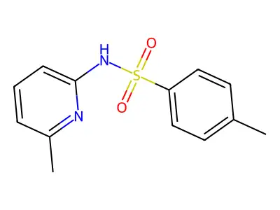 4-methyl-N-(6-methylpyridin-2-yl)benzenesulfonamide structure