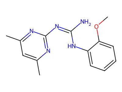 1-(4,6-Dimethylpyrimidin-2-yl)-3-(2-methoxyphenyl)guanidine structure