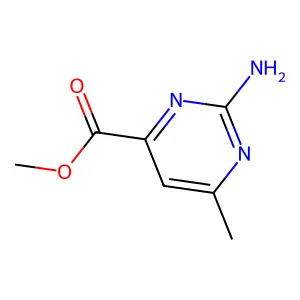Methyl 2-amino-6-methylpyrimidine-4-carboxylate structure