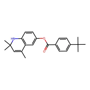 2,2,4-Trimethyl-1,2-dihydroquinolin-6-yl 4-tert-butylbenzoate structure