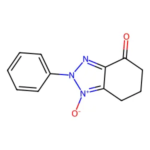 4-oxo-2-phenyl-4,5,6,7-tetrahydro-2H-benzo[d][1,2,3]triazole 1-oxide structure