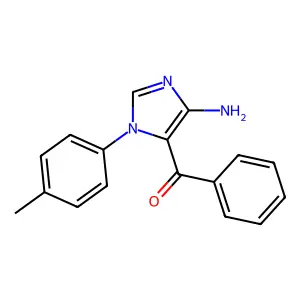(4-Amino-1-(p-tolyl)-1H-imidazol-5-yl)(phenyl)methanone structure