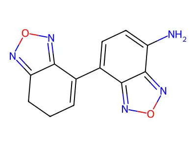 7-(6,7-Dihydro-2,1,3-benzoxadiazol-4-yl)-2,1,3-benzoxadiazol-4-amine structure