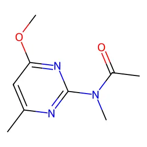 N-(4-methoxy-6-methylpyrimidin-2-yl)-N-methylacetamide structure