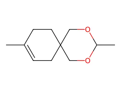 3,9-Dimethyl-2,4-dioxaspiro[5.5]undec-8-ene structure