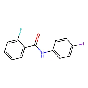 2-Fluoro-N-(4-iodophenyl)benzamide structure